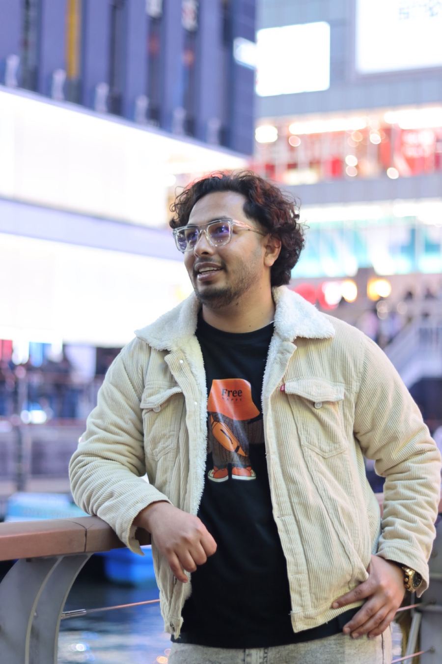 Arjun Adhikari portrait in Japan